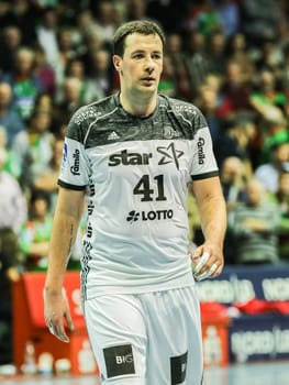 Marko Vujin (THW Kiel) during the DKB Handball Bundesliga match 2016-2017,SC Magdeburg against THW Kiel