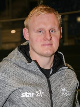 Patrick Wiencek (THW Kiel) after the DKB Handball Bundesliga match 2016-2017,SC Magdeburg against THW Kiel