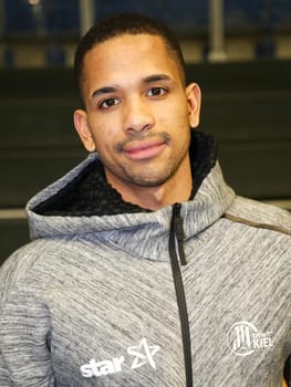 Raul Santos (THW Kiel) after the DKB Handball Bundesliga match 2016-2017,SC Magdeburg against THW Kiel