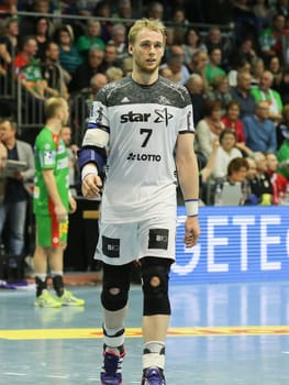 Rene Toft Hansen (THW Kiel during the DKB Handball Bundesliga match 2016-2017,SC Magdeburg against THW Kiel