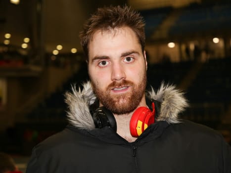 Goalkeeper Andreas Wolff (THW Kiel) after the DKB Handball Bundesliga match 2016-2017,SC Magdeburg against THW Kiel