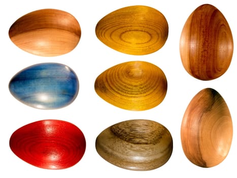 Wooden Easter eggs