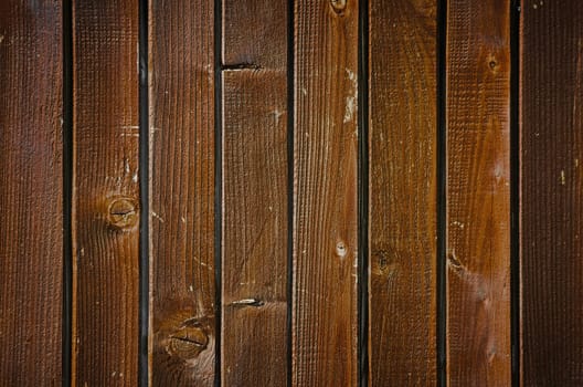 Background of Brown Wooden Fence