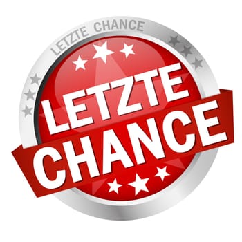 colored button with banner and text last chance