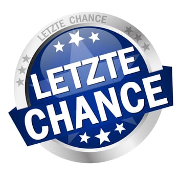 colored button with banner and text last chance