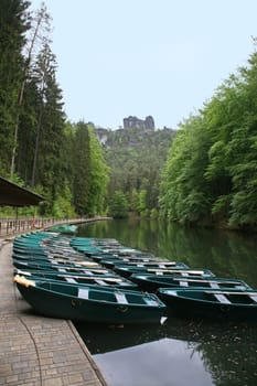 Boat rental at The Amselsee