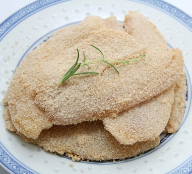 breaded fish fillets