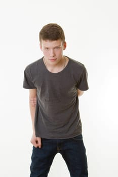 Wuetender Teenager