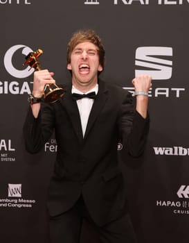 Torge Oelrich - Freshtorge.Presentation of the GOLDEN CAMERA 2017 at Messe Hamburg