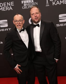 Thomas D. and Smudo ,. Presentation of the GOLDEN CAMERA 2017 at Messe Hamburg