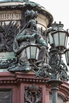 Saint-Petersburg, Russia - August 12, 2016: City of St. Pererburge. The palaces and architecture of the city. Buildings of historical part of the city.