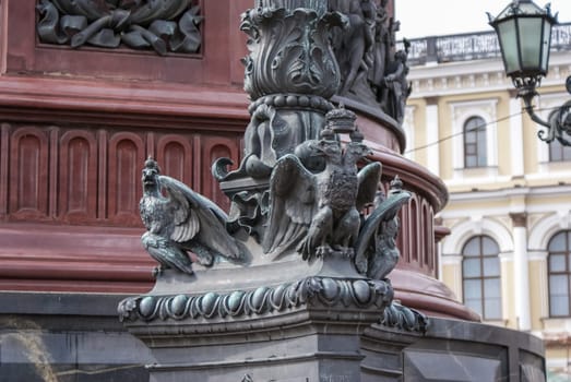 Saint-Petersburg, Russia - August 12, 2016: City of St. Pererburge. The palaces and architecture of the city. Buildings of historical part of the city.