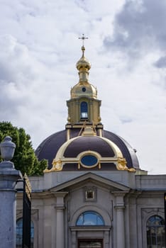 Saint-Petersburg, Russia - August 12, 2016: City of St. Pererburge. The palaces and architecture of the city. Buildings of historical part of the city.