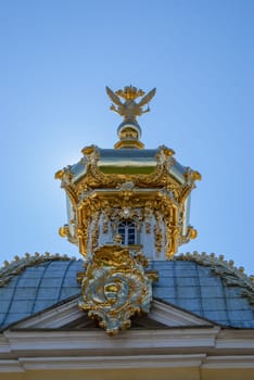Saint-Petersburg, Russia - August 12, 2016: City of St. Pererburge. The palaces and architecture of the city. Buildings of historical part of the city.