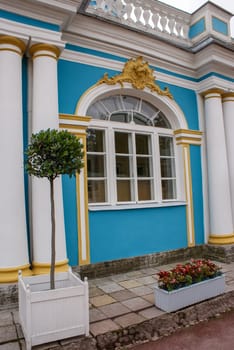 Saint-Petersburg, Russia - August 12, 2016: City of St. Pererburge. The palaces and architecture of the city. Buildings of historical part of the city.