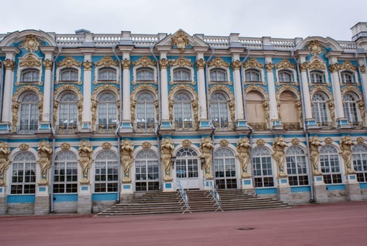 Saint-Petersburg, Russia - August 12, 2016: City of St. Pererburge. The palaces and architecture of the city. Buildings of historical part of the city.