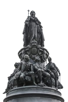 Saint-Petersburg, Russia - August 12, 2016: Statues and monuments of St. Petersburg. City St. Petersburg architecture. Sculptures in style