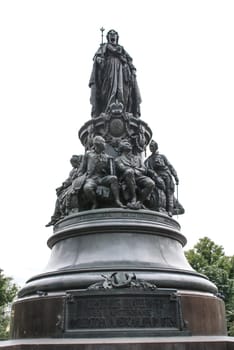 Saint-Petersburg, Russia - August 12, 2016: Statues and monuments of St. Petersburg. City St. Petersburg architecture. Sculptures in style