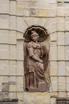 Saint-Petersburg, Russia - August 12, 2016: Statues and monuments of St. Petersburg. City St. Petersburg architecture. Sculptures in style