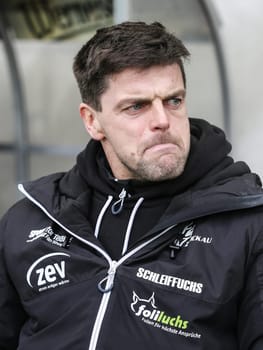 Head Coach Torsten Ziegner ( FSV Zwickau ) - 3rd League Season 2016/2017 Point Game 1.FCM vs FSV Zwickau