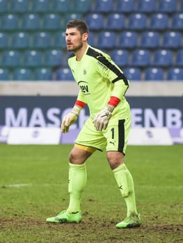 Goalkeeper Johannes Brinkies ( FSV Zwickau ) - 3rd League Season 2016/2017 Point Game 1.FCM vs FSV Zwickau