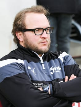 Assistant coach Danny König ( FSV Zwickau ) - 3rd League Season 2016/2017 Point Game 1.FCM vs FSV Zwickau