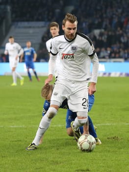 Jeron Al-Hazaimeh (Preußen Münster) at 3rd League Season 2016/2017 Point Game 1.FCM against SC Preußen Münster