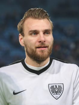 Jeron Al-Hazaimeh (Preußen Münster) at 3rd League Season 2016/2017 Point Game 1.FCM against SC Preußen Münster
