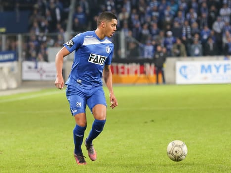 Tarek Chahed (1.FC Magdeburg) at 3rd League Season 2016/2017 Point Game 1.FCM against SC Preußen Münster