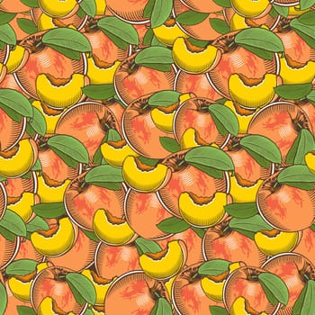 Seamless pattern background texture in vintage style.