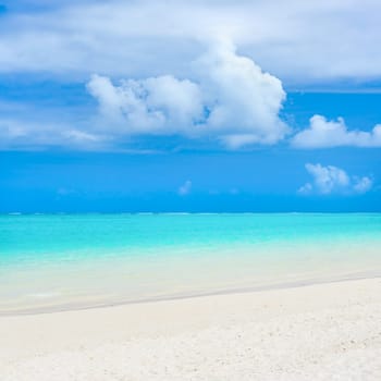 Amazing Pointe d'Esny beach on the South East Coast of Mauritius.
