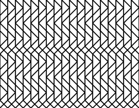 Seamless geometric pattern. Vector abstract classical background in black and white color