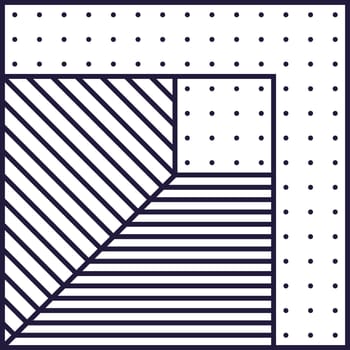 Festive Background in Neo Memphis Style Monochrome Decorative Wallpaper with Simple Editable Bold Block violet and white Color positive digital print