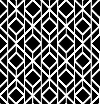 Seamless geometric pattern. Vector abstract classical background in black and white color
