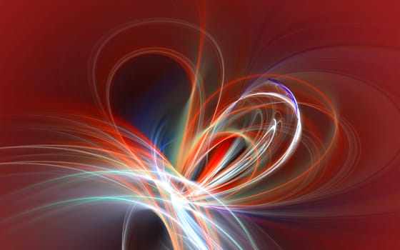 An illustration of a heart of light
