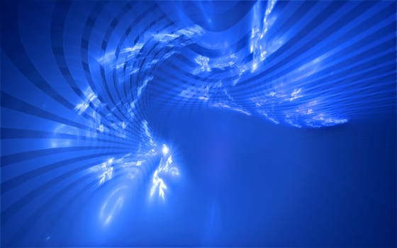 An illustration of a blue abstract background