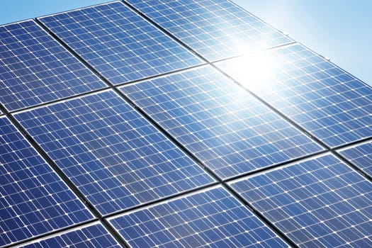 An image of a big solar plant