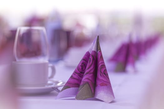 High class arrangement for e.g. a wedding, birthday or business meeting.