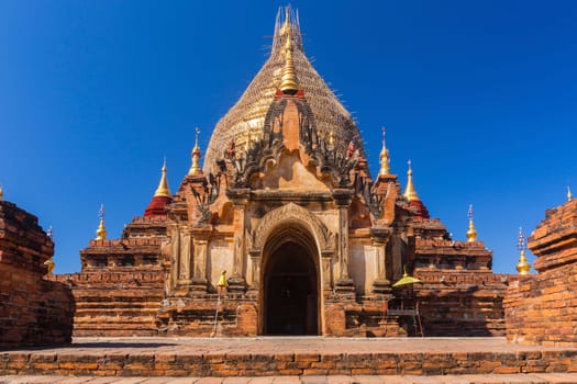 Bagan buddha tower at day , famous place in Myanmar/ Burma