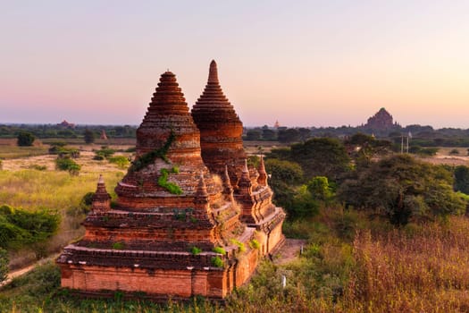 Bagan buddha tower at day , famous place in Myanmar/ Burma