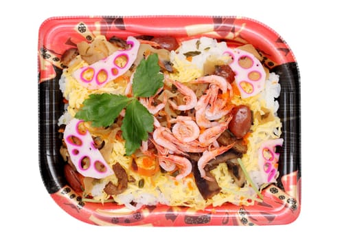 Japanese sushi, traditional japanese food, chirashizusi, chirasizusi