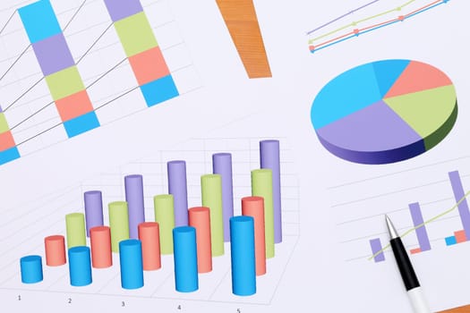 Color chart printed documents
