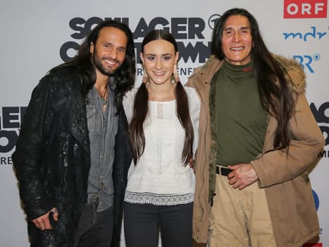 Story of Dakota on the Red Carpet for the ARD TV show Schlager Countdown in Oldenburg on 25.03.2017