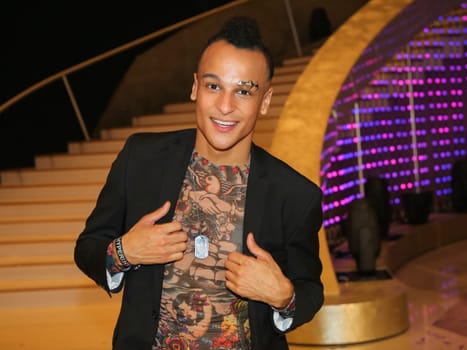 DSDS winner Germany is looking for Superstar 2016 Prince Damien after ARD TV show Schlager Countdown in Oldenburg 25.03.2017