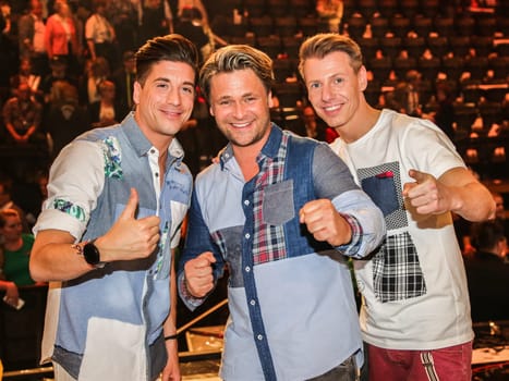Die Zipfelbuben after the ARD TV show Schlager Countdown in Oldenburg on 25.03.2017