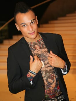DSDS winner Germany is looking for Superstar 2016 Prince Damien after ARD TV show Schlager Countdown in Oldenburg 25.03.2017
