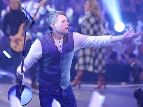 Jimmy Kelly ( Kelly Familiy) in the ARD TV show Schlager Countdown in Oldenburg on 25.03.2017