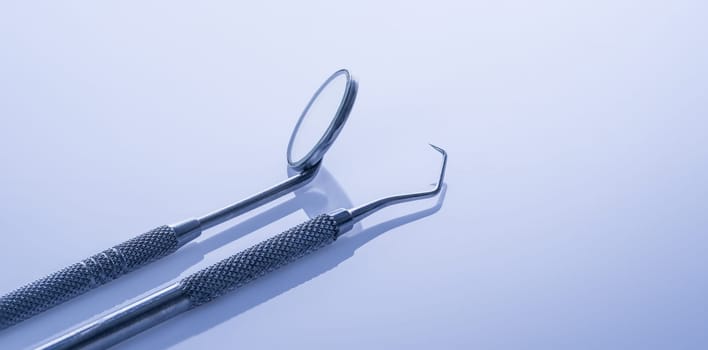 Dentist instruments with text space