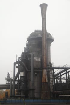 Old steelworks,an industrial monument in the Ruhr area.