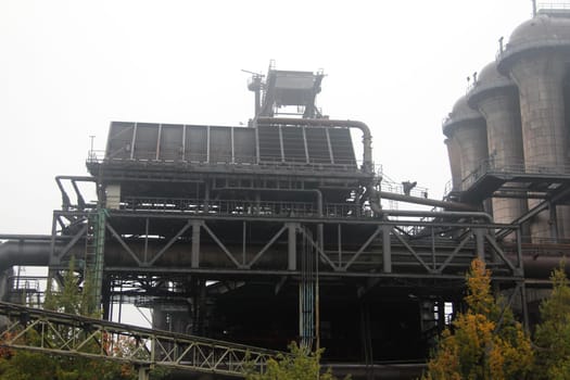 Old steelworks,an industrial monument in the Ruhr area.